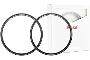 Kase Magnetisches Adapterring DIY Set - 82mm Magnetischer Adapterring für Filter und 82mm Adapterring für Objektive, kompatibel mit Revolution Magnetfiltern und Skyeye Magnetfiltern