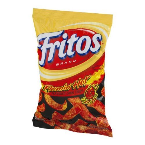 Frito Lay, Fritos, Flamin' Hot, Corn Chips, 9.25oz Bag (Pack of 3) by Frito Lay