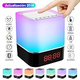【Batería de alta capacidad】: Batería incorporada de iones de litio de 2000mAh, tiempo de música de hasta 8 horas, apaga la luz y el 50% del volumen, hasta 120 horas de bajo brillo, sin reproducción de música. Pero se tarda solo 3-3.5 horas en cargarse completamente.