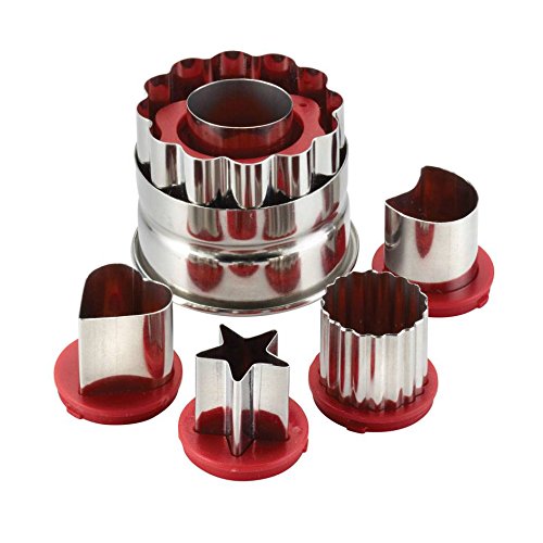 Städter CB58913 Cake Boss Ausstecher Set, Edelstahl, silber, 5,5 x 5,5 x 5,5 cm