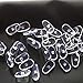 50 Pairs Silicone Eyeglass Sunglass Glasses Nose Pads Comfort Oval Screw-On