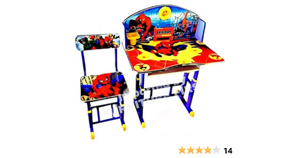 spiderman table chair