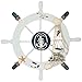 Produktbild Nautisch Dekor Schiff Hand in Handarbeit Gemacht Hölzern Schiff Rad Geschenk Dekor Boot Sammlerstücke Rad Schlafzimmer Weiß Mauer Dekorationen