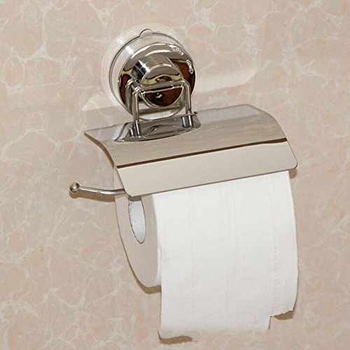 Annstory Super leistungsfähige Vakuumsauger Edelstahl Toilettenpapierhalter, Badzubehör - 2