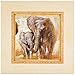 Produktbild Eurographics JO1478 Joadoor, Tenderness 30 x 30 cm, Hochwertiger Kunstdruck - Elefanten