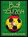 Produktbild 1art1 Fußball Poster Kunstdruck und MDF-Rahmen Schwarz - Copa Mundial 2014, Nuestra Pequena Armada (80 x 60cm)