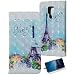 Produktbild Huawei Mate 20 X Lederhülle, Premium PU Leder Schutzhülle Flip Case Brieftasche Handytasche Kartenfach mit Standfunktion und Magnetverschluss Design Relief Muster Hülle für Huawei Mate 20 X Cover