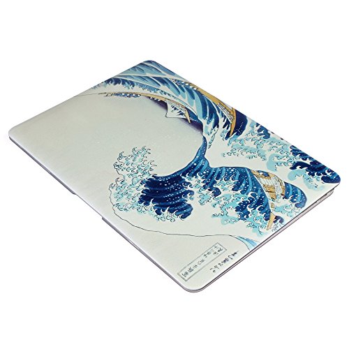 iDOO MacBook Schutzhülle / Hard Case Cover Laptop Hülle [Für MacBook Pro 13 Zoll Retina – ohne CD-Laufwerk: A1425/A1502] – matt, Die große Welle vor Kanagawa - 5