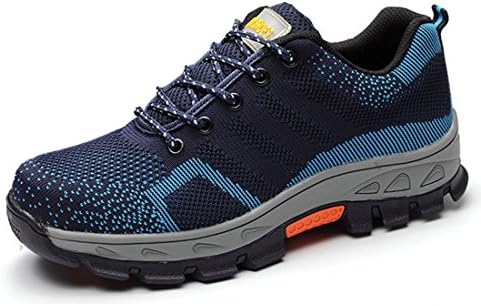 KeepSa Safety Boots Mens Womens Unisex Steel Toe Cap Work Shoes Ankle Trainers Hiker Protective Mid Sole