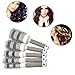 Inkint 5 Sizes Ceramic Round Brush Salon Hairdressing Hair Styling Comb Brush With Non-slip Handle Hair Brush for Quick Styling
