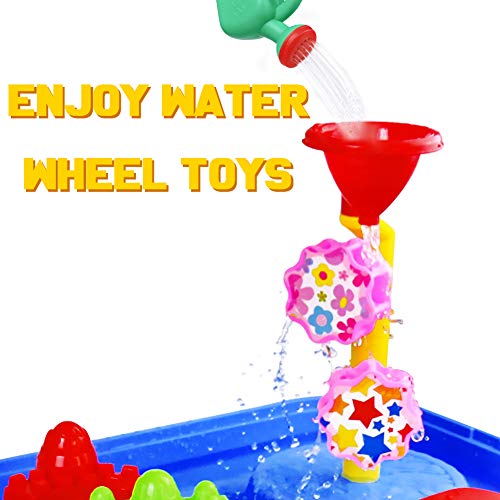 Table-de-Sable-et-Eau-Jouet-de-Plage-Table-de-Jeu-Enfant-pour-Le-Jardin-Extrieur-Plage-Vacances-dt-Plus-de-3-Ans