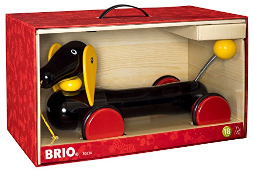 BRIO Infant & Toddler - Large Pull-Along Dachshund Dog