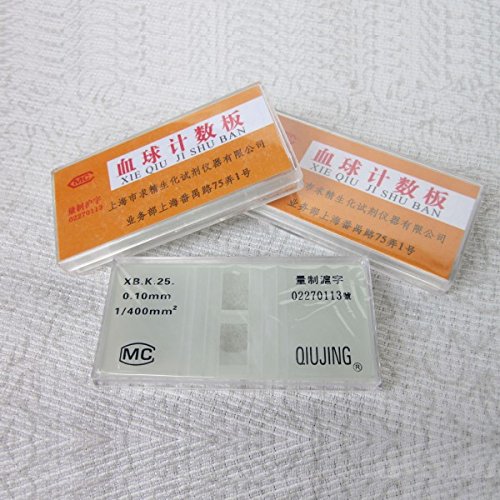 Hämozytometers + Zellzählung Recorder + 2pcs Abdeckung Slide Kit
