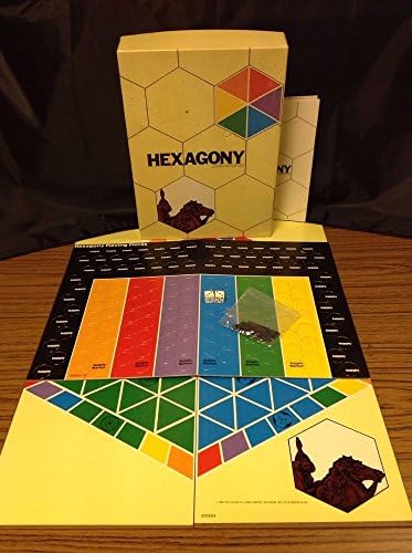 Hexagony. The Oriental Strategy and Conquest Game. 1980 AVALON HILL GAMES BOOKSHELF GAME.