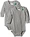 Freds World Unisex Baby Alfa Long Sleeve 2 Pack NOOS Bodysuit, Pale Greymarl, 3 Years (Manufacturer Size:98)