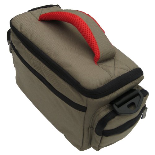 Jealiot Sacoche pour un acc  s facile pour appareil photo reflex Nikon D610  D750  D810  D810  a  D5300  D5500  D7200  Plus deux objectifs et accessoires suppl  mentaires       Housse anti-pluie
