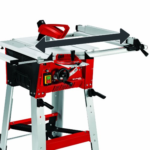 Einhell Formatkreissäge TE-CC 1825 U (1800 W, Profi-Sägeblatt-Ø 250 mm, max. TischgrößŸe 625×1090 mm, Schiebelänge 770 mm, inkl. Untergestell) - 5