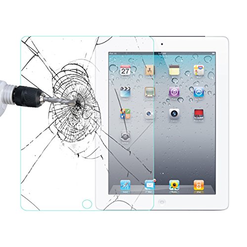 (1 Stück) iPad 2/3/4 Hartglas Displayschutz, Abestbox® iPad 2 / iPad 3/iPad 4 9H premium Panzerglas Schutzfolie (kompatibel für 3D Touch) HD 0.26mm 2.5D Schirmschutz mit runden Kanten und lebenslanger Garantie