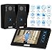Produktbild KKmoon 7 Zoll Wired Video Tür Telefon System Record/Snapshot visuelle Gegensprechanlage Türklingel mit 1 * 800 x 480 Indoor überwachen + 2 * 1000TVL HD Outdoor Kamera + 1 * 8G TF Karte