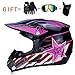 Produktbild Yedina Teen Motocross MX Motorcycle ATC Scooter ATV Helm D.O.T Certification Gift Gloves Goggles Mask Three-Piece (S, M, L, XL),XL
