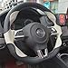 Produktbild LUOERPI Schwarz-weiße Leder-Auto-Lenkradabdeckung, für Volkswagen Golf 6 GTI MK6, für VW Polo GTI Scirocco R Passat CC R-Line