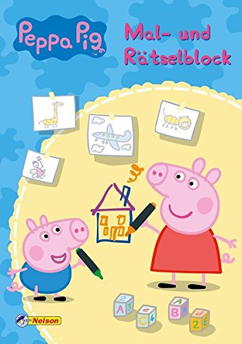 Preisvergleich Produktbild Peppa: Mal- und Rätselblock