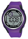 Lorus Damen Digital Quarz Uhr mit Silikon Armband R2385LX9