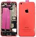 Produktbild Gehäuse für iPhone 5C Akkudeckel Backcover Rahmen Rückseite Rosa Vormontiert  Versand aus Wien  inkl MwSt  Gratis Werkzeug