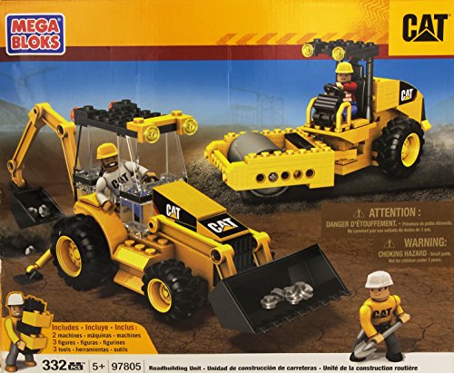First Builders - Cat Excavadora y apisonadora (Mega Bloks 97805)