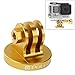 Produktbild PULUZ CNC Camcorder Tripod Mount Adapter for GoPro HERO4 Session /4 /3+ /3 /2 /1, Xiaomi Yi, SJ4000, SJ5000, SJ6000(Gold)