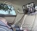 Baby Car Mirror - For Rear Facing Car Seats - Large, Secure Fit Baby Mirror - Easily View Infant In Backseat - Best Newborn Baby Accessory For Travel - Safety Tested + FREE Baby-On-Board Sign