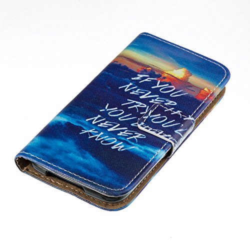 SKYXD für Samsung Galaxy S5 Mini Hülle Leder Wolken Muster Folio Klappbar Handy Tasche Schutzhülle [Magnet / Brieftasche Kartenfach / Standfunktion] Klapphülle mit [Handyanhänger + Eingabestift] Zubehör Set für Samsung Galaxy S5 Mini Case Bookstyle Flip Leather Cover With [Stylus and Dust Plug] - 4