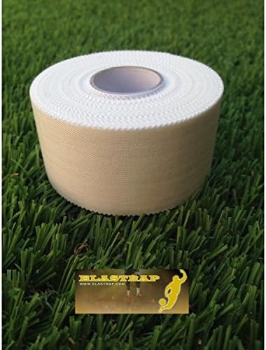 Non Elastic Adhesive Bandage Roll for rigid restraints Strappal Strapping tape&nbsp;&ndash;&nbsp;physiotherapy Medical&nbsp;&ndash;&nbsp;Use in sports medicine&nbsp;&ndash;&nbsp;4&nbsp;cm x 14&nbsp;metre&nbsp;&ndash;&nbsp;White / tan