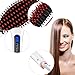 Noza Tec Anti Static Ceramic Hair Straightener Brush Comb - Instant Heating Detangling Paddle Brush - For Faster Professional Straightening Styling - LCD Display - Negative Ion Brush - Auto Massager - UK plug