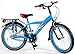 Produktbild .Thombike City Kinderfahrrad Jungen 20 Zoll Shimano Nexus 3-Gang-Getriebe Gepäckträger Blau Rot 95% Zusammengebaut