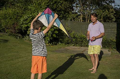 Stunt Kite - 120 x 60 cm Dual Line Kite - High Flying Kite with multi coloured panel design - Stunt Kites for Outdoor Fun - Dual Line Stunt Kites - Popular entry-level stunt kite Stunt Kite - 120 x 60 cm Dual Line Kite - High Flying Kite with multi coloured panel design - Stunt Kites for Outdoor Fun - Dual Line Stunt Kites - Popular entry-level stunt kite