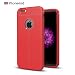 Produktbild iPhone 6 6S Hülle 4,7 Zoll,Handyhülle für iPhone 6 6S,Leweiany Premium Elegant Luxus iPhone 6S Ultra Dünn Handyhülle Litschi Muster Staub und Scratch Stoßfest Kratzfeste Soft Silikon Flexibel Gel Weiche TPU Rahmen Rückdeckel Schutzhülle Bumper Backcover Case Handytasche in Rot Handy Cover Protective Gummi Slim Abdeckung Tasche Schale Etui für Apple iPhone 6/6S