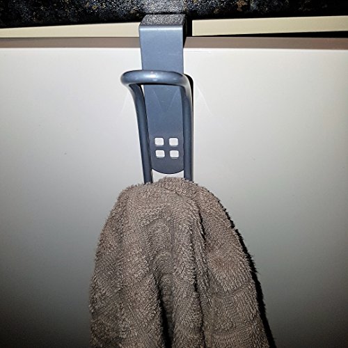4 Stück Türhaken Kleiderhaken Haken Türhänger Garderobenhaken Türgarderobe - 4
