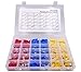 Price comparison product image KalorK 480PCS 12-Size Assorted Insulated Electrical Wire Terminals Crimp Connectors Spade Ring Fork Butt Set with Box