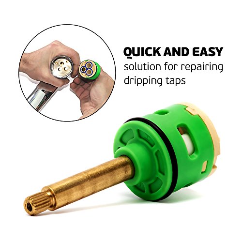 d33/37mm Keramik Umschalt Kartusche Armatur Diverter für Duschkabinen (3-Funktionen) - 3