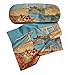 Produktbild Brillenetui Set Vincent van Gogh "Brücke von Langlois" mit Velour bezogen