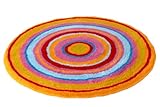 Meusch 2253148521 Badteppich Mandala, 100 cm rund, multicolor