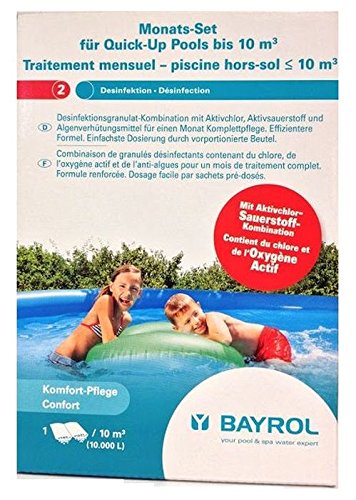 Bayrol Monats Set Quick Up Pool für Becken bis 10 m³