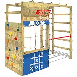 WICKEY Tour d'escalade Smart Action avec boutique et échelle horizontale + Accessoires