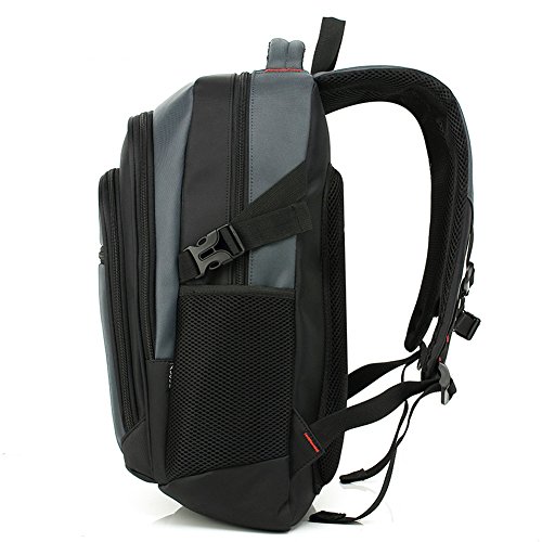 Laptop Rucksack, P.K.U.VDSL 15″ Laptop Backpack, 15 Zoll Notebook Backpack, Computer Rucksack Multifunktionsrucksack Wasserdicht Damen Herren Campus Rucksäcke mit mehreren Fächern für Schule Business - 4