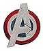 Produktbild Marvel Comics A - Capitan America Logo - Officially Licensed Original Artwork, 3.5" x 3" - Iron-On / Sew-On Embroidered PATCH