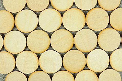 30x Kreis aus Holz 3cm Ø Basteln Malen Dekoration Bilderrahmen Holzscheibe - 3