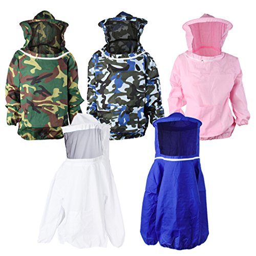 Imkerjacke Imkeranzug Professionelle Imker Bienenschutz Hut & Schal Bienenschutz Jacke Kittel - 8