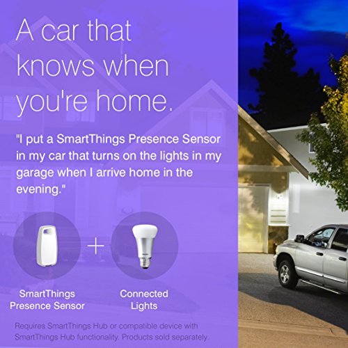 Samsung SmartThings Presence F-PRS-UK-V2 Sensor (CR-2032 (1x), 12 RF Channels, geeignet für IOS 7.0, Android 4.0, Windows Phone 8.1 oder höher) weiß - 4