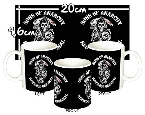 Hijos De La Anarquia Sons of Anarchy Samcro Redwood Original Men of Mayhem B Taza Mug